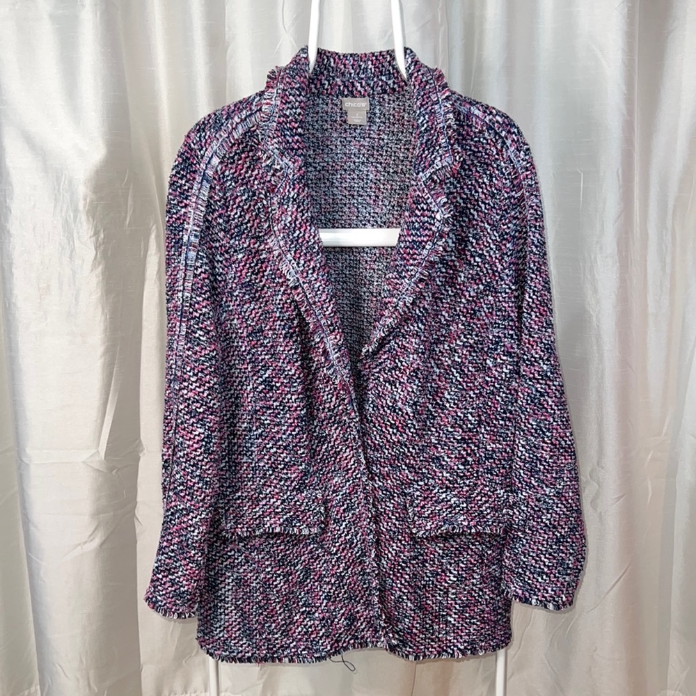 Knit Blazer - Size  3 (16/18)